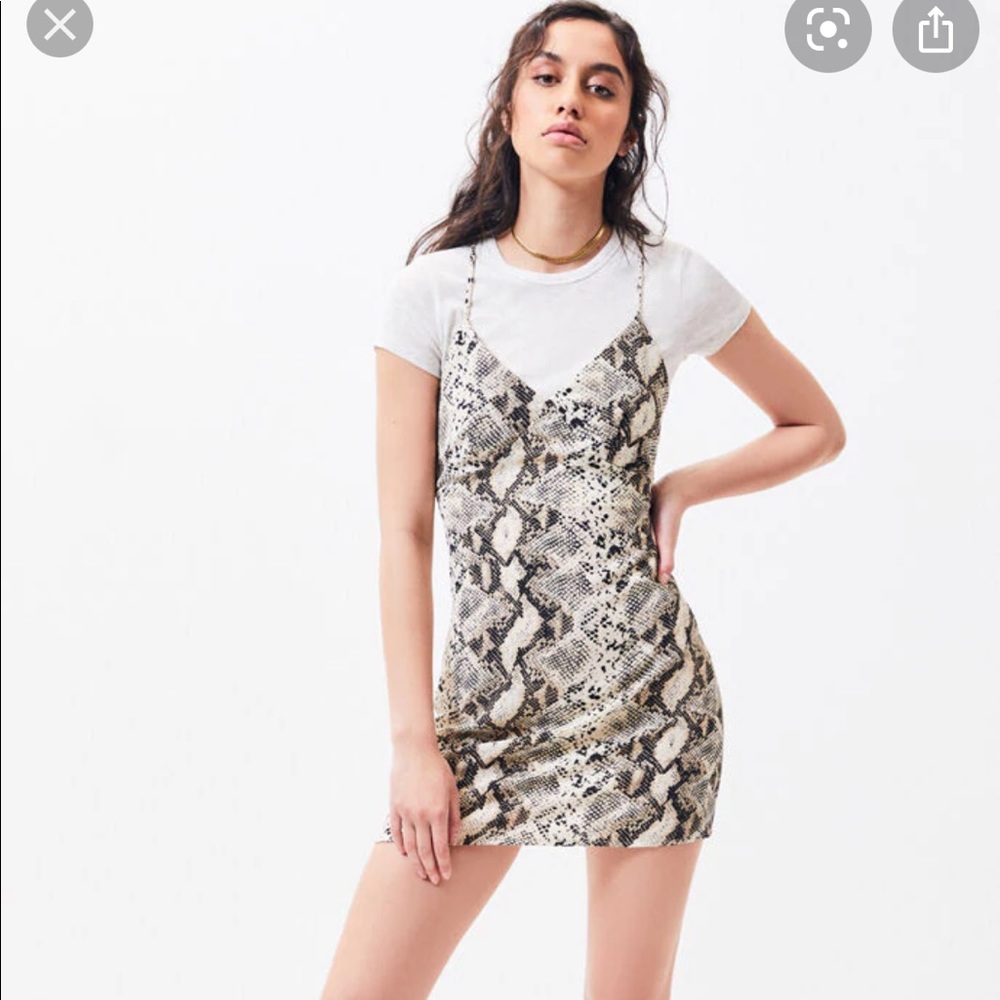 Snakeskin dress